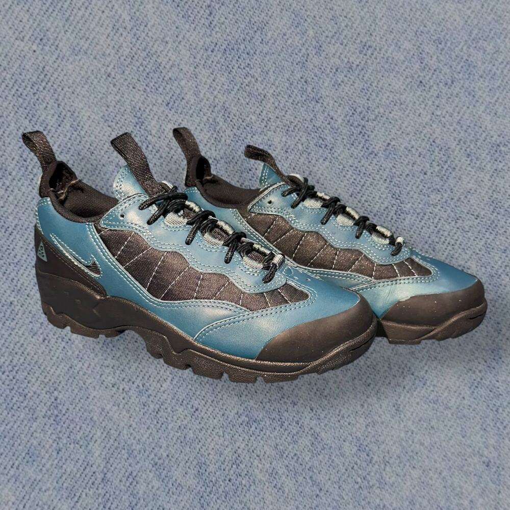 Nike ACG Air Mada Low Blue Black Trail Hiking Shoes - Size 8